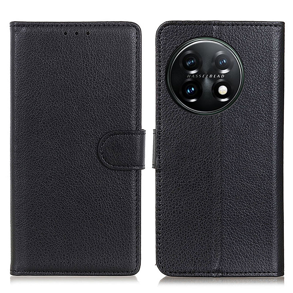 For OnePlus 11 5G Mobile Phone Case Litchi Texture PU Leather Wallet Stand Full Protection Cover For OnePlus 11 5G Mobile Phone Case Litchi Texture PU Leather Wallet Stand Full Protection Cover